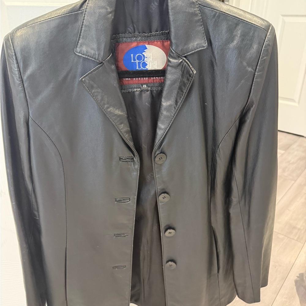 Sophisticated Black Leather Jacket for Women